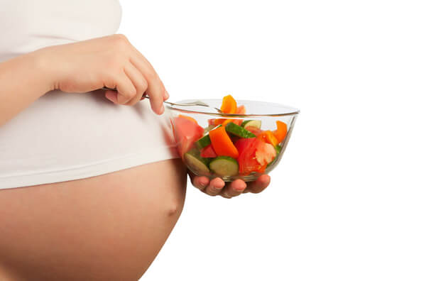 nutrición durante el embarazo frutas